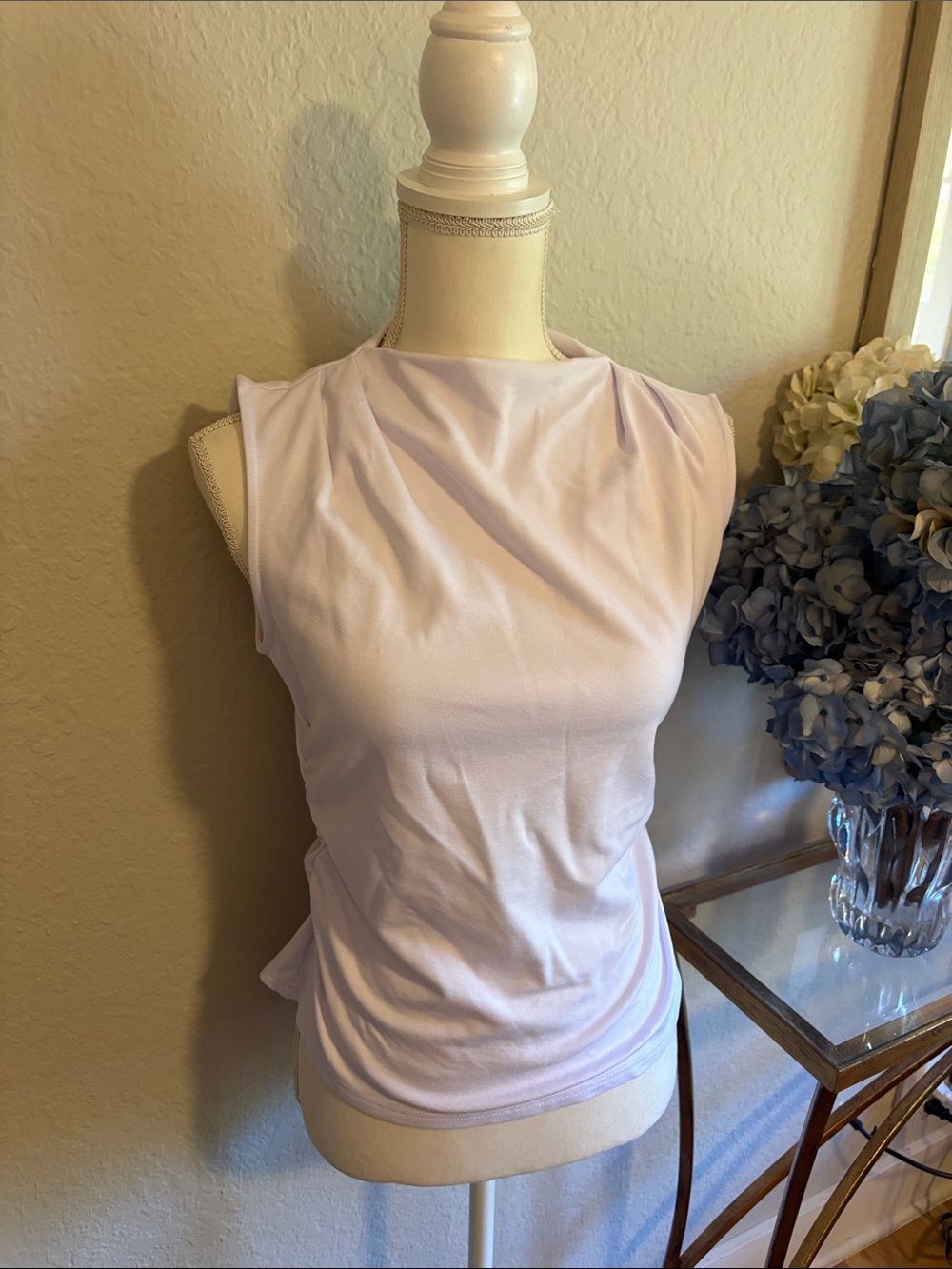 Grace Karen ruched sleeveless T-shirt M
